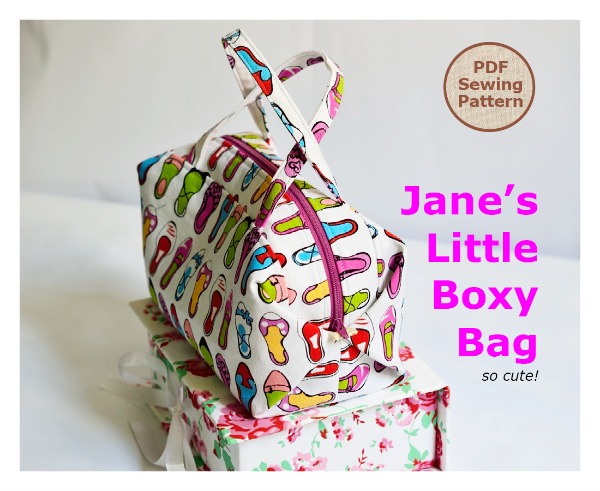 Jane's Little Boxy Bag Pdf Pattern